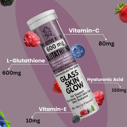 Nutrasium Glutathione Tablets, 500mg, 60 Effervescent Tablets