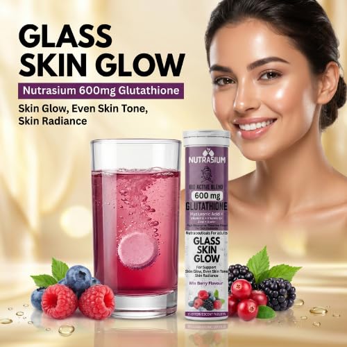 Nutrasium Glutathione Tablets, 500mg, 60 Effervescent Tablets