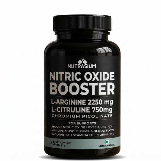 Nutrasium L-Arginine 2250 mg Tablets | Amino Acid Dietary Supplement | 45 Tablets | High Strength L-Arginine Formula | Easy to Swallow Tablets | Daily Nutritional Supplement for Adults | Unflavored