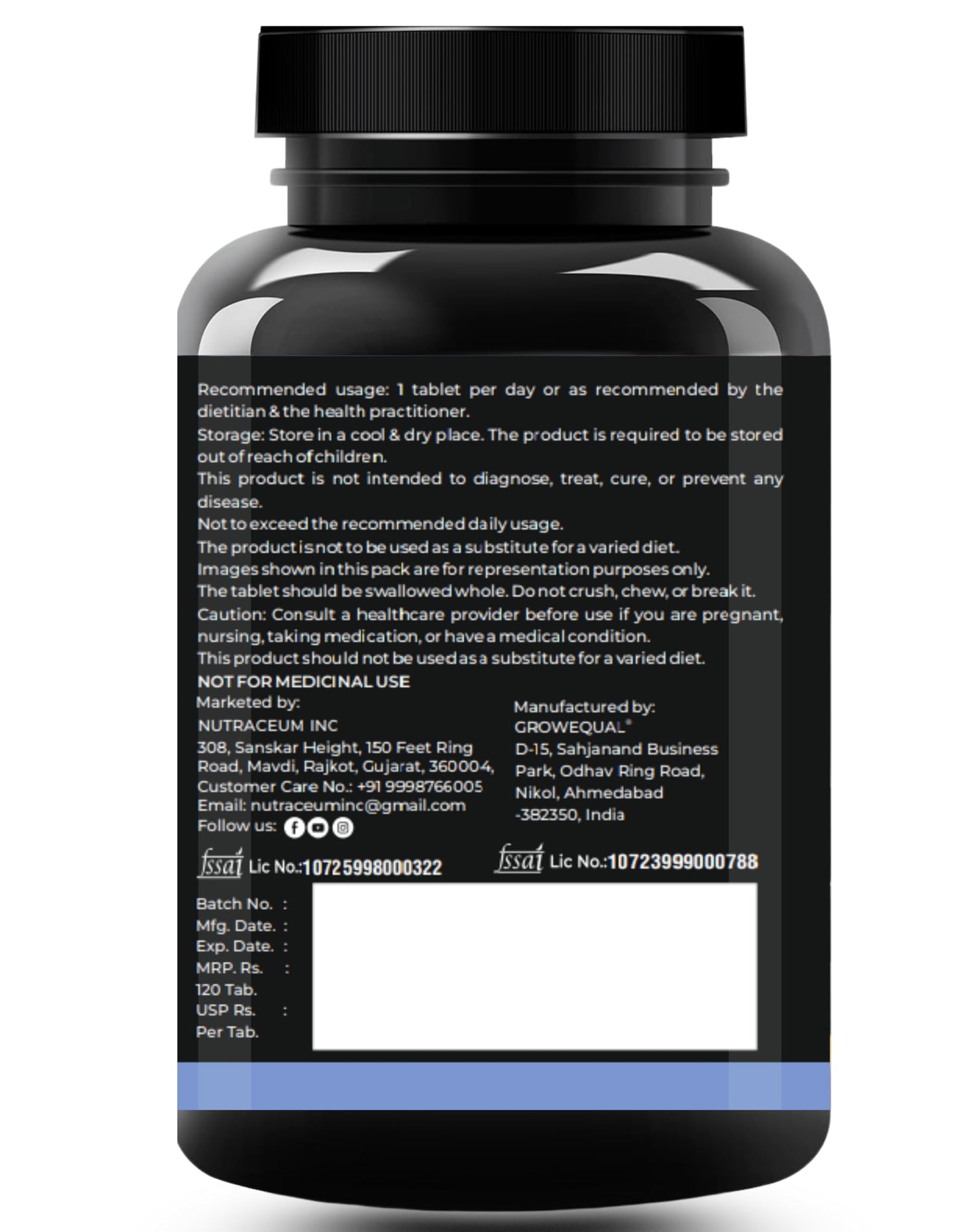 Nutrasium Melatonin 10 mg Sleeping Pill with Tagar 250 mg | Sleep Supplement for Men & Women | Melatonin Tablet for Restful & Deep Natural Sleeps | Sleep Care Tablets 120 (120 Tablets, Sleep Care)