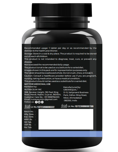 Nutrasium Melatonin 10 mg Sleeping Pill with Tagar 250 mg | Sleep Supplement for Men & Women | Melatonin Tablet for Restful & Deep Natural Sleeps | Sleep Care Tablets 120 (120 Tablets, Sleep Care)