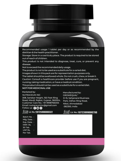 Nutrasium L-Glutathione 600 mg with Hyaluronic Acid & Biotin | For Skin Glow, Hydration, Dark spot & Skin Radiance | Added Vitamin C & E with Lycopene | 90 Tablets