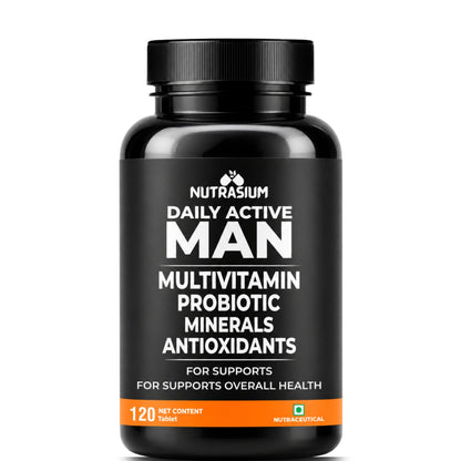 Nutrasium Multivitamin For Men | Immunity Energy Fitness Stamina | 120 Tabs