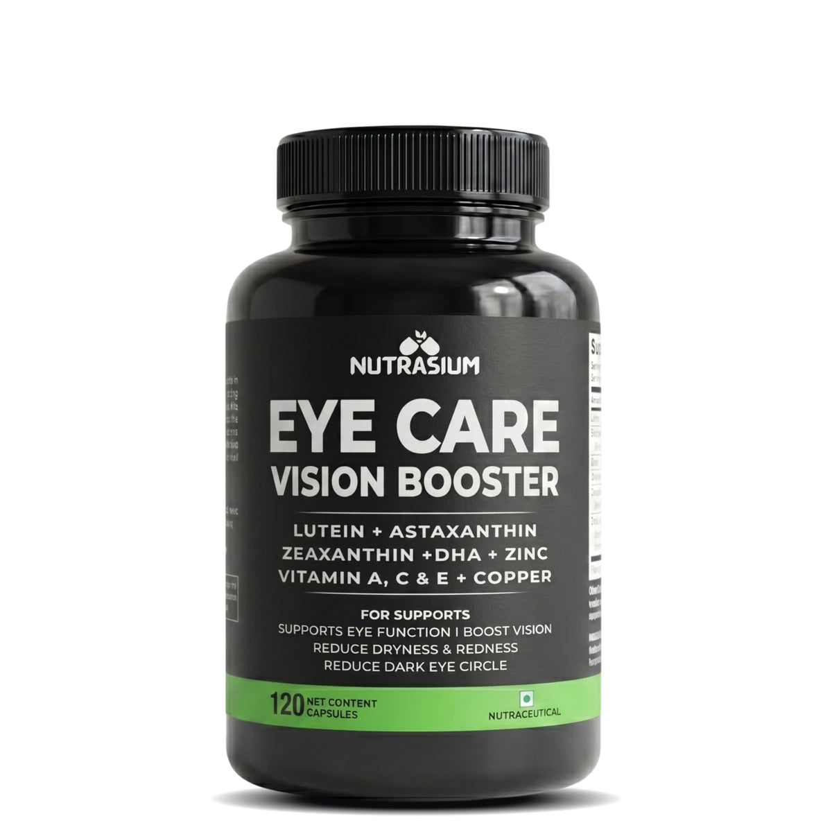 Nutrasium Eye Care | Lutein Zeaxanthin Astaxanthin | Eye Strain | 120 Tabs