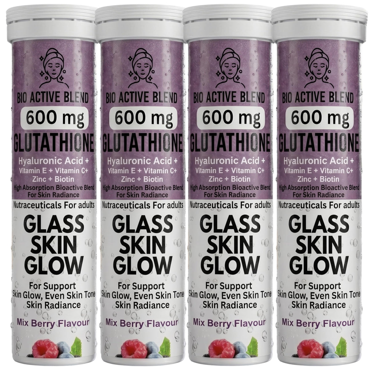 Nutrasium Glutathione Tablets, 500mg, 60 Effervescent Tablets